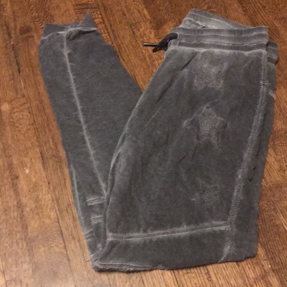 EUC True Religion Charcoal Grey Stars Biker Pant High Waisted Joggers - Picture 3 of 8